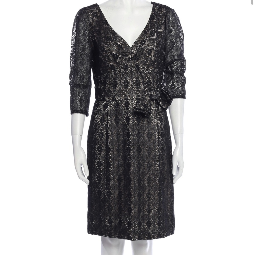 Marc by Marc Jacobs lace pattern knee-length dress